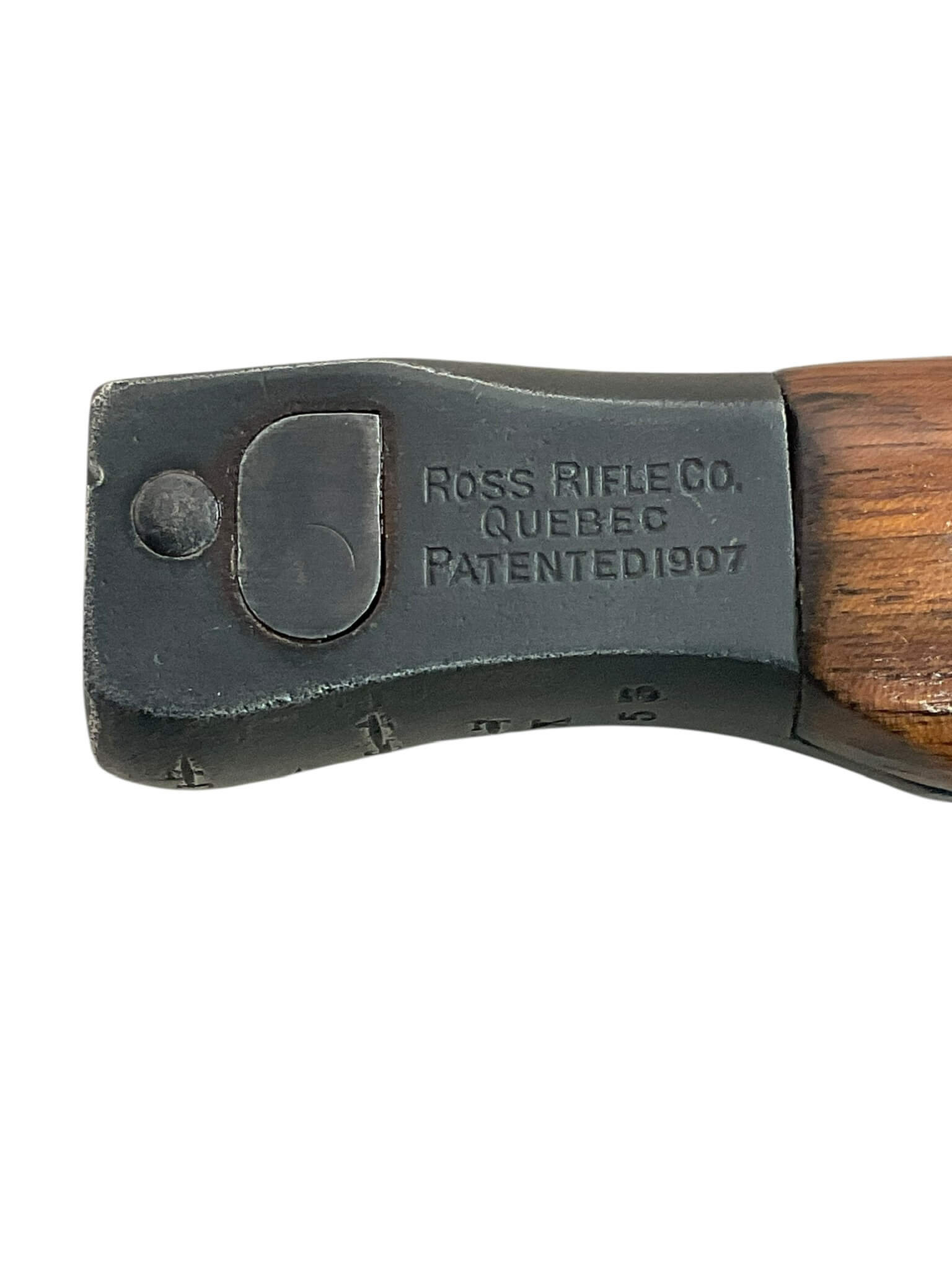 WW1 Canadian CEF Ross Rifle Bayonet With Scabbard C Broad Arrowed 1960 Dated WW1 Canadian CEF Ross Rifle Bayonet With Scabbard C Broad Arrowed 1960 Dated