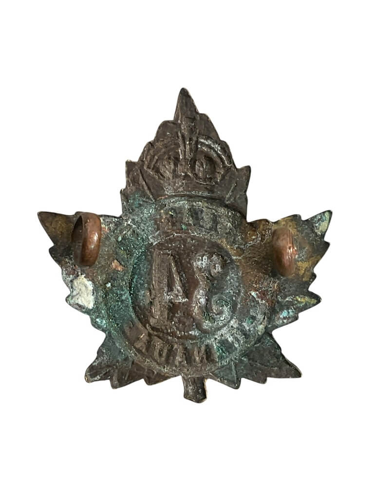 WW1 Canadian CEF 34th Battalion Collar Insignia Single WW1 Canadian CEF 34th Battalion Collar Insignia Single