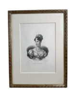 French Napoleonic Marie Louise Duchess of Parma Print Framed 26" X 20"