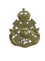WW2 Canadian Loyal Edmonton Regiment Collar Insignia Single