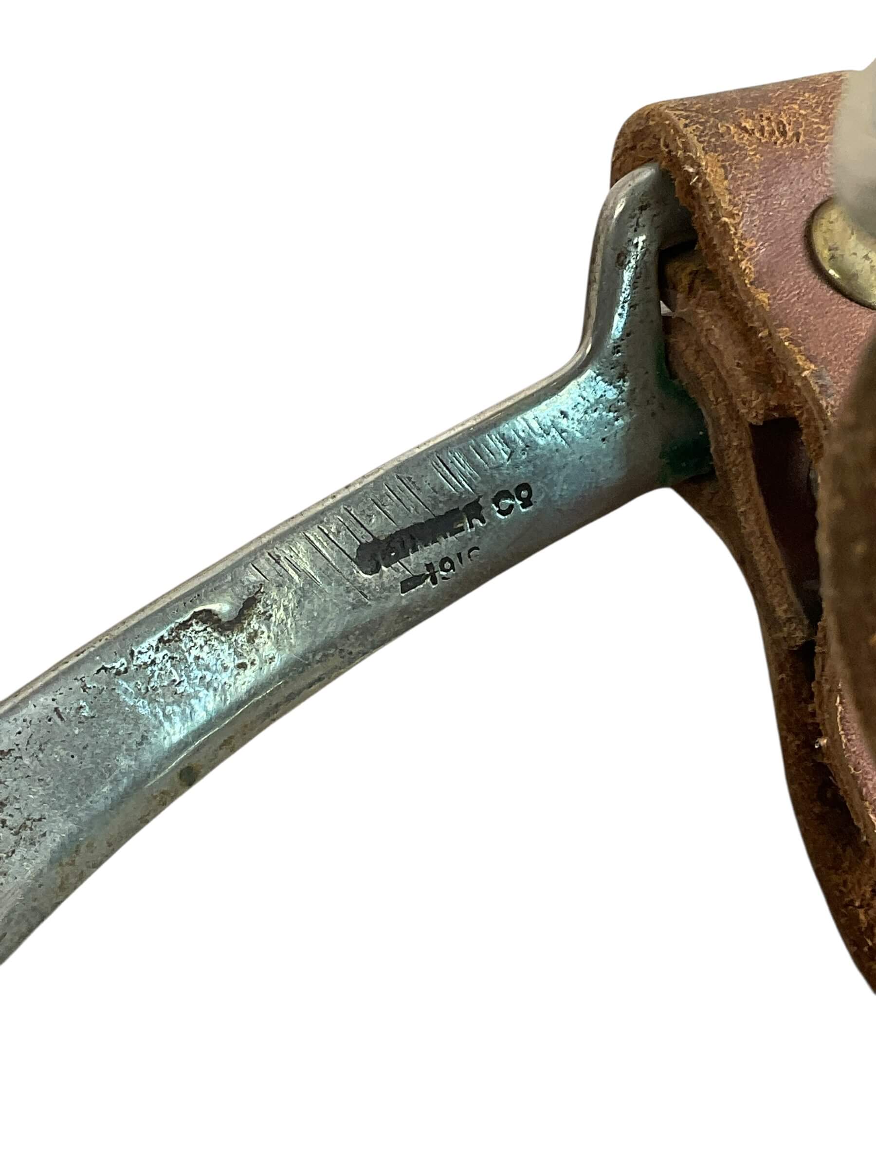 WW1 Canadian CEF Pair of Spurs C Broad Arrowed Dated & Service No. WW1 Canadian CEF Pair of Spurs C Broad Arrowed Dated & Service No.