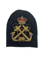 British Royal Navy Petty Officer Bullion Wire Trade Patch