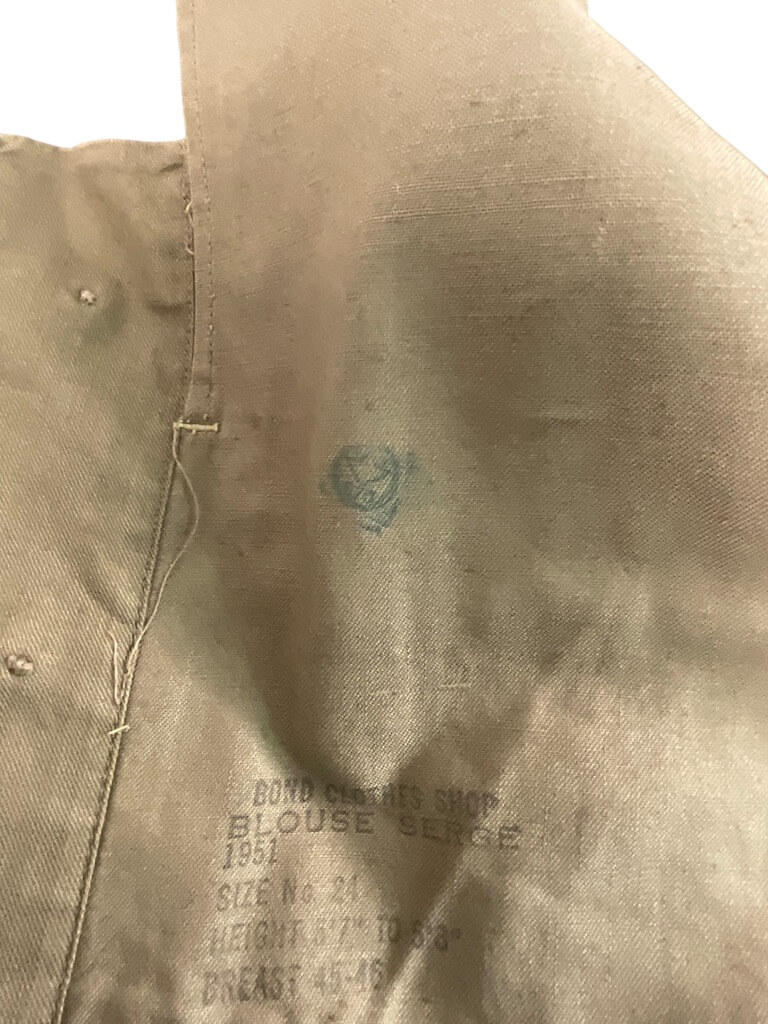 Canadian Army Korean War Irish Regiment of Canada Sergeants Battledress Size 24 Canadian Army Korean War Irish Regiment of Canada Sergeants Battledress Size 24