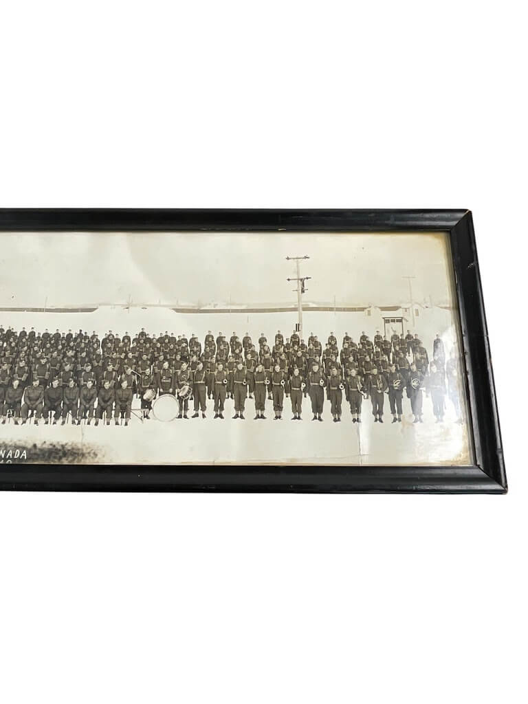 WW2 Canadian Dufferin and Haldimand Rifles of Canada Yard Long Photograph Framed WW2 Canadian Dufferin and Haldimand Rifles of Canada Yard Long Photograph Framed