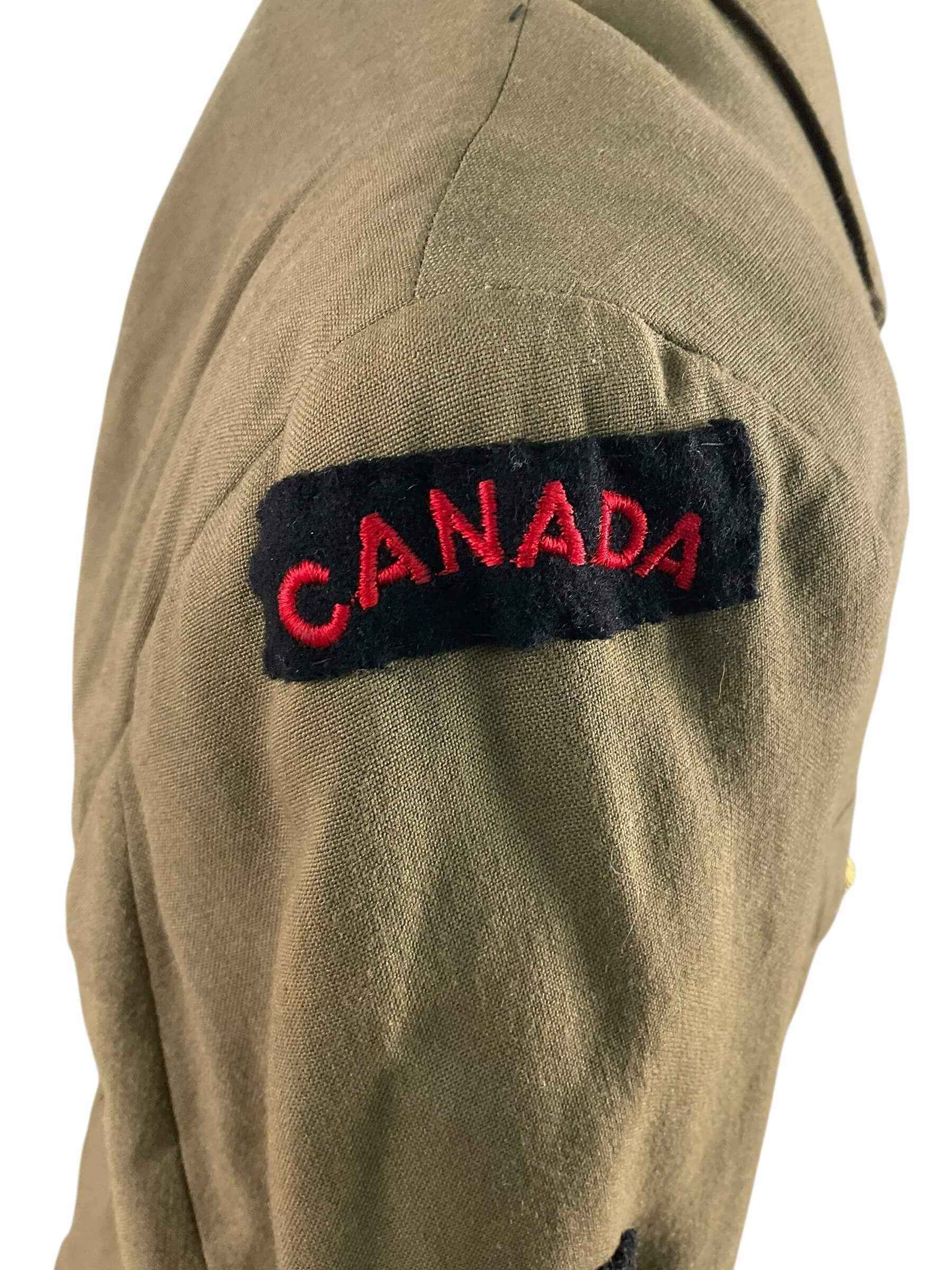 Canadian RCN Navy Tropical Worsted 4 Pocket Tunic and Trousers Dated 1955 Canadian RCN Navy Tropical Worsted 4 Pocket Tunic and Trousers Dated 1955