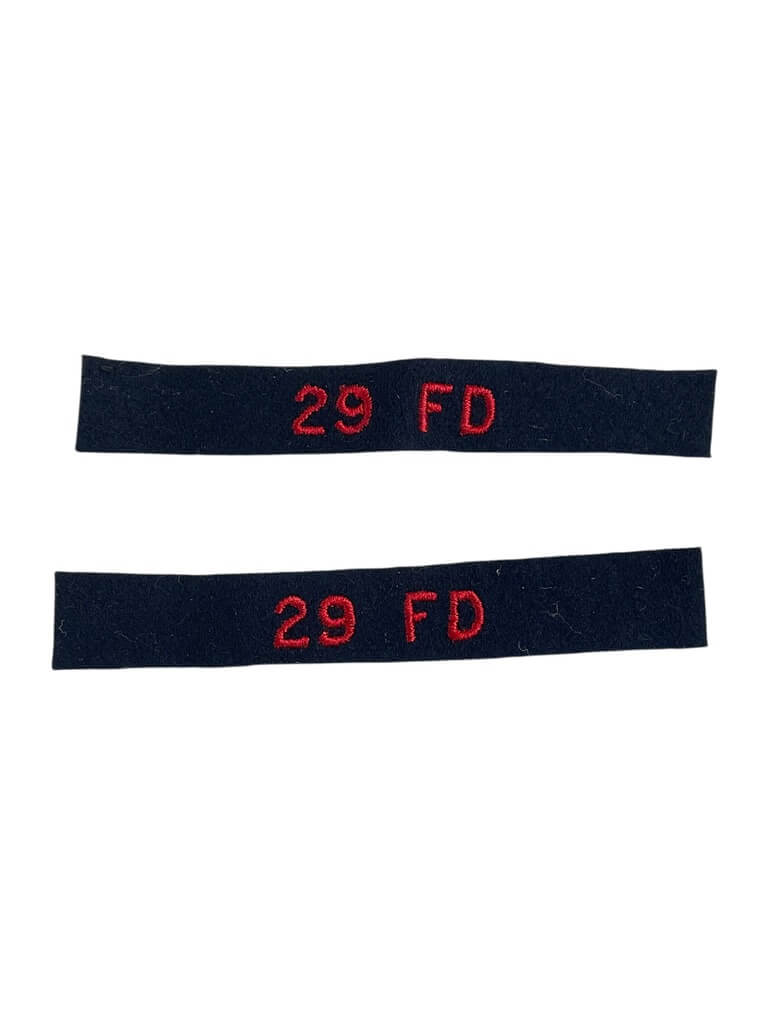Canadian Army RCA 29th Field Shoulder Titles Insignia Pair Canadian Army RCA 29th Field Shoulder Titles Insignia Pair