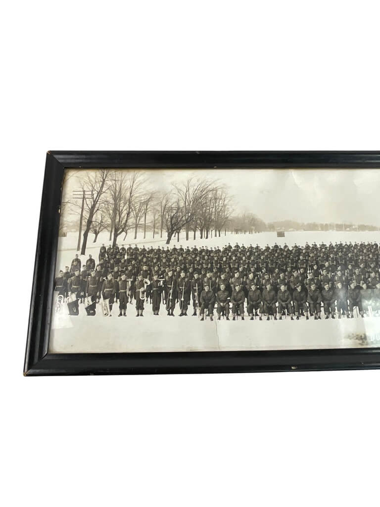 WW2 Canadian Dufferin and Haldimand Rifles of Canada Yard Long Photograph Framed WW2 Canadian Dufferin and Haldimand Rifles of Canada Yard Long Photograph Framed