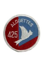 Canadian RCAF 425 Squadron Alouettes Crest Patch