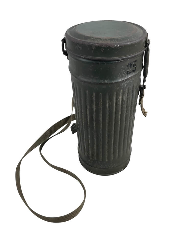 WW2 German Army Respirator In Cannister Named WW2 German Army Respirator In Cannister Named