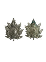 WW1 Canadian CEF 166th Battalion Officers Collars Insignia Pair WW1 Canadian CEF 166th Battalion Officers Collars Insignia Pair
