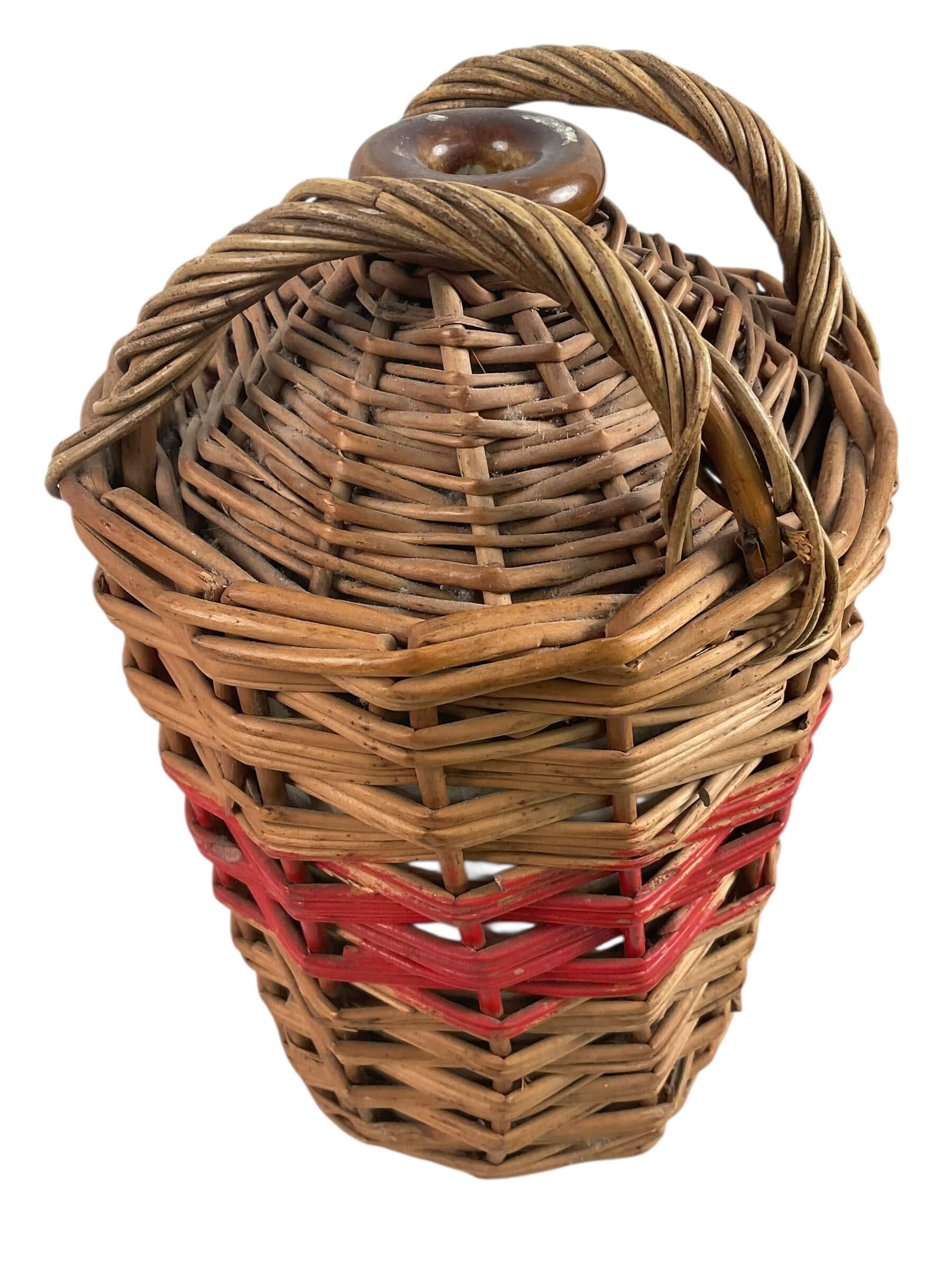 WW1 British BEF SRD Jug With Wicker Wrap WW1 British BEF SRD Jug With Wicker Wrap