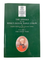 British The Annals of the King's Royal Rifle Corps Vol 5 Used Softcover Reference Book British The Annals of the King's Royal Rifle Corps Vol 5 Used Softcover Reference Book