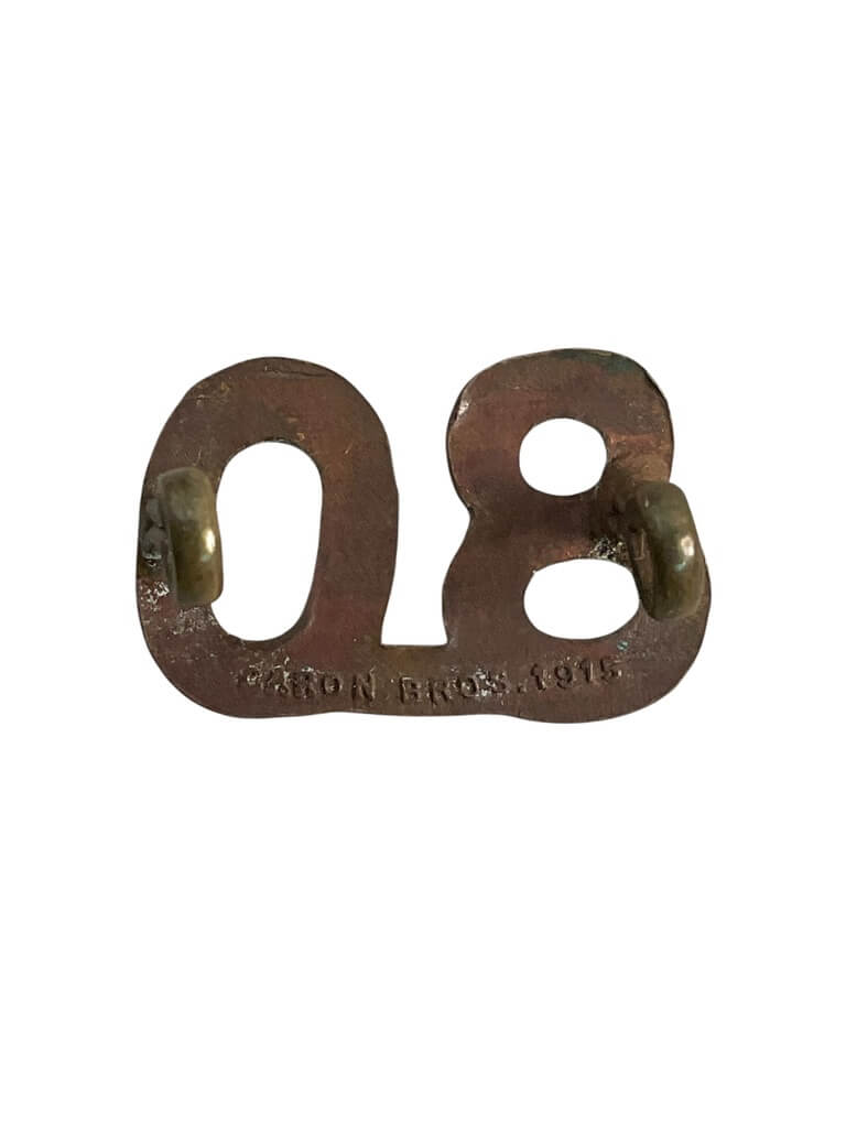 WW1 Canadian CEF 80th Battalion Shoulder Number Insignia Single WW1 Canadian CEF 80th Battalion Shoulder Number Insignia Single