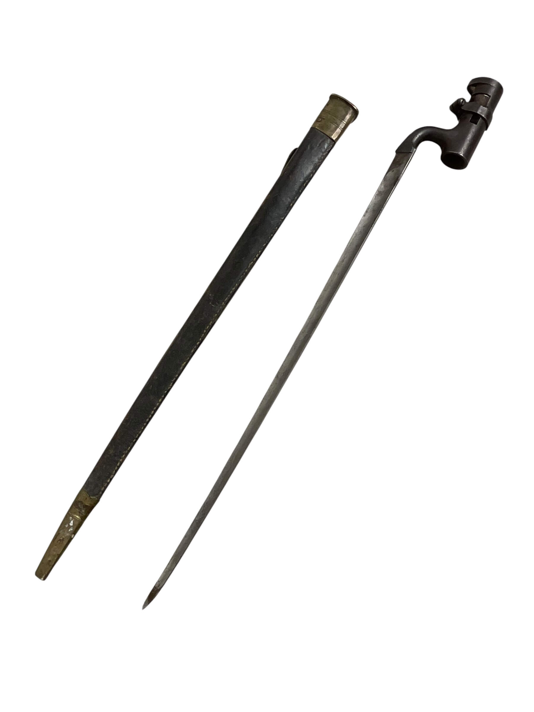 Canadian Snider Enfield Bayonet With Scabbard Unit Marked 24 Victoria Rifles of Canada Canadian Snider Enfield Bayonet With Scabbard Unit Marked 24 Victoria Rifles of Canada