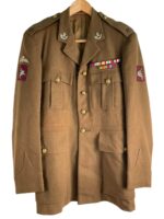 British Airborne Oxs and Bucks Officers Named 4 Pocket Tunic