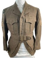 WW2 Canadian Irish Regiment of Canada Sergeants Cutaway Tunic Missing Buttons Named