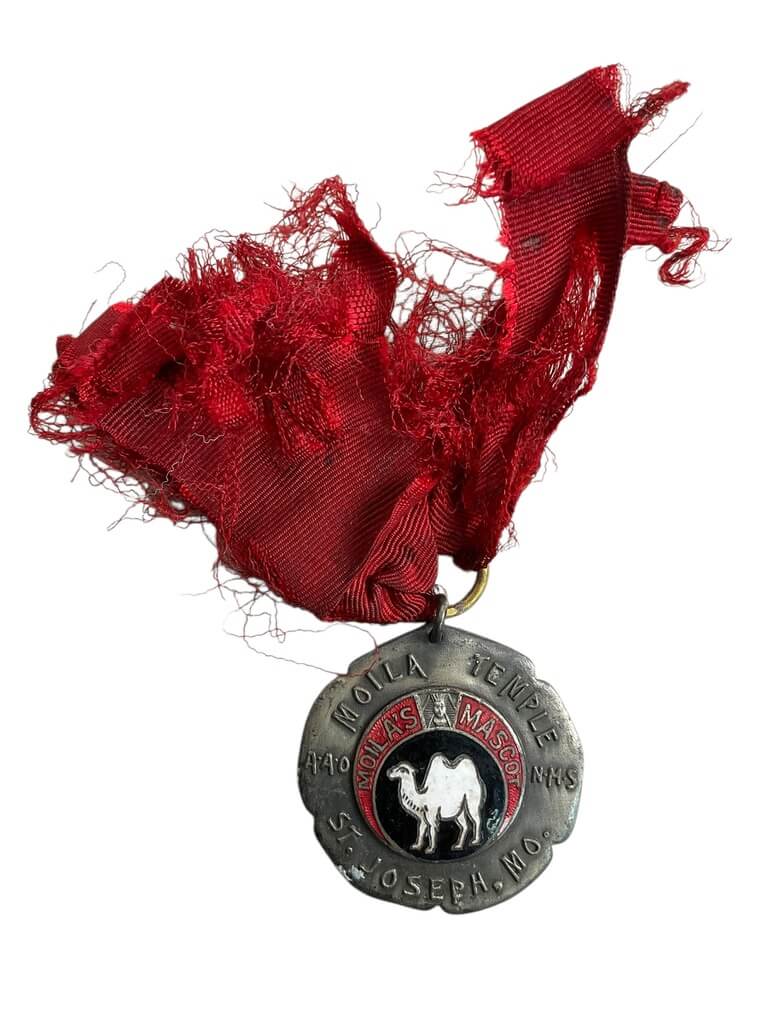 US Shriners Moila Temple St. Joseph Missouri Medal US Shriners Moila Temple St. Joseph Missouri Medal