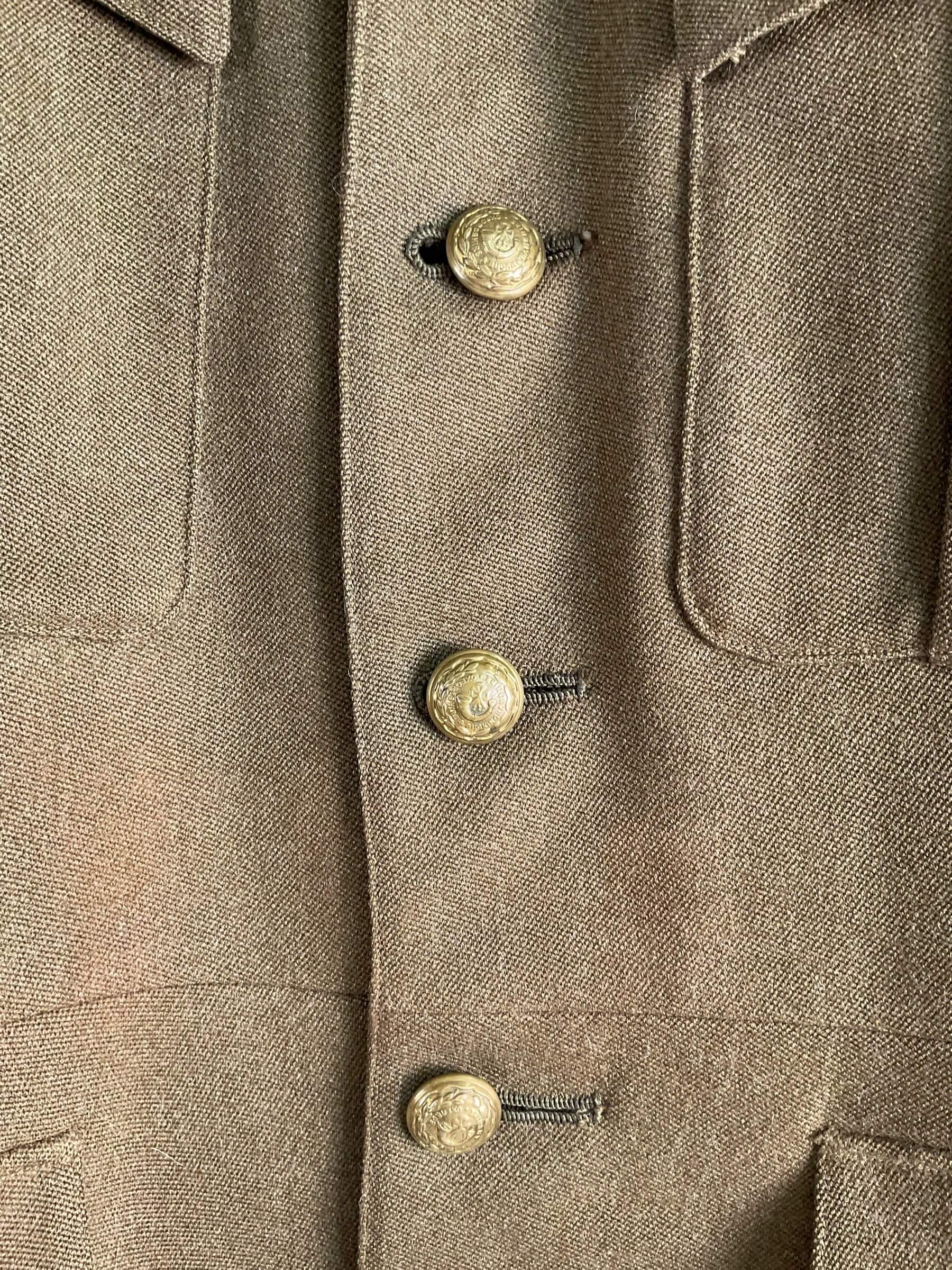 British Airborne Oxs and Bucks Officers Named 4 Pocket Tunic British Airborne Oxs and Bucks Officers Named 4 Pocket Tunic