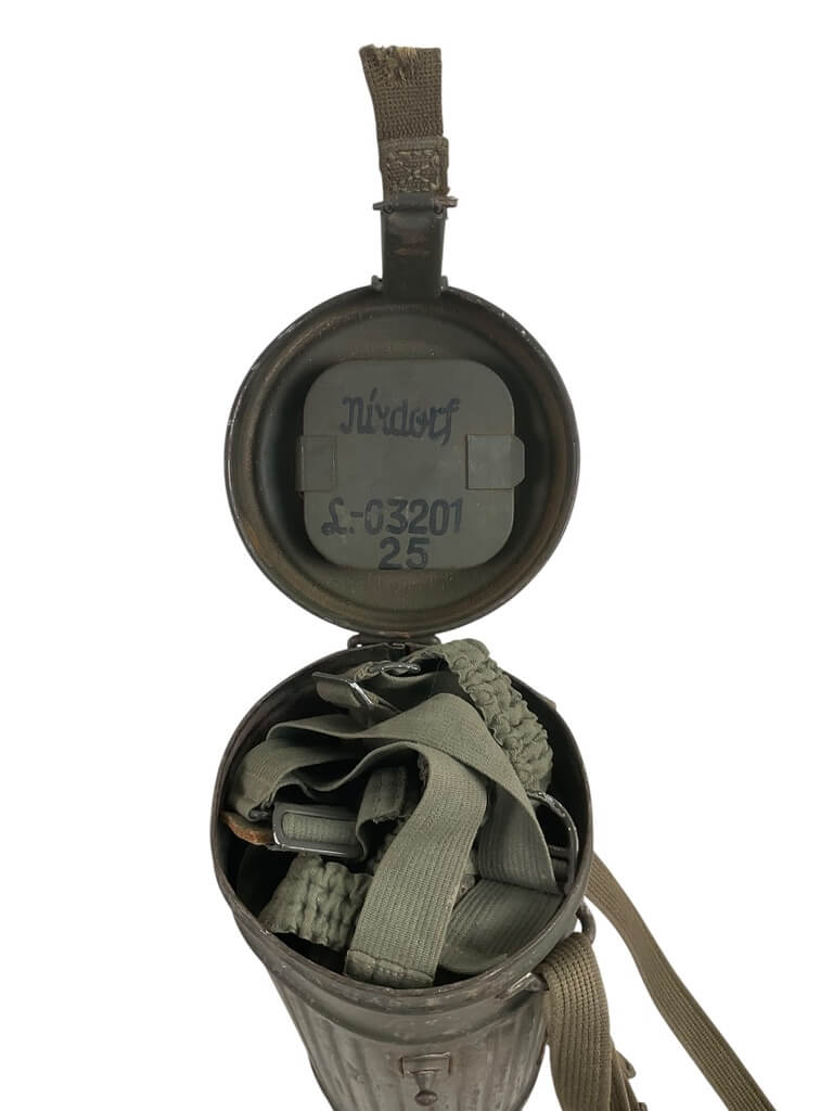 WW2 German Army Respirator In Cannister Named WW2 German Army Respirator In Cannister Named