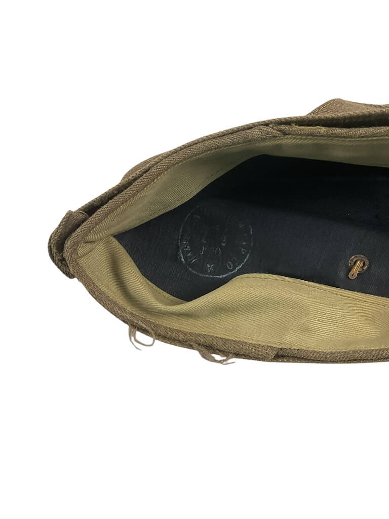 WW2 Canadian Army Wedge Cap Size 7 1/2 Dated 1940 C Broad Arrowed WW2 Canadian Army Wedge Cap Size 7 1/2 Dated 1940 C Broad Arrowed