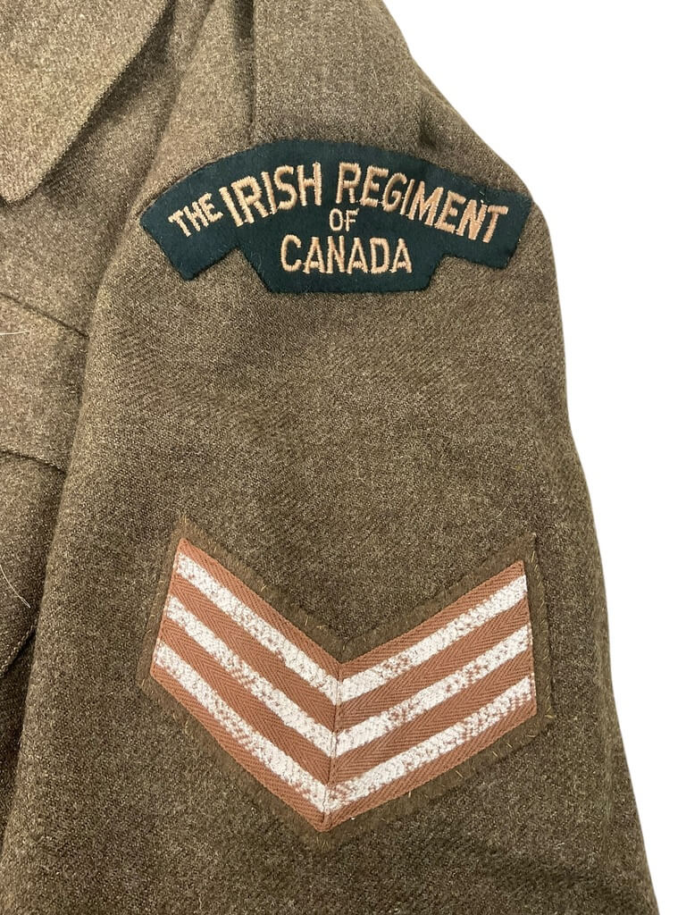 Canadian Army Korean War Irish Regiment of Canada Sergeants Battledress Size 24 Canadian Army Korean War Irish Regiment of Canada Sergeants Battledress Size 24