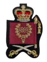 Canadian Grenadier Guards Standard Colour Sergeants Bullion Wire Patch