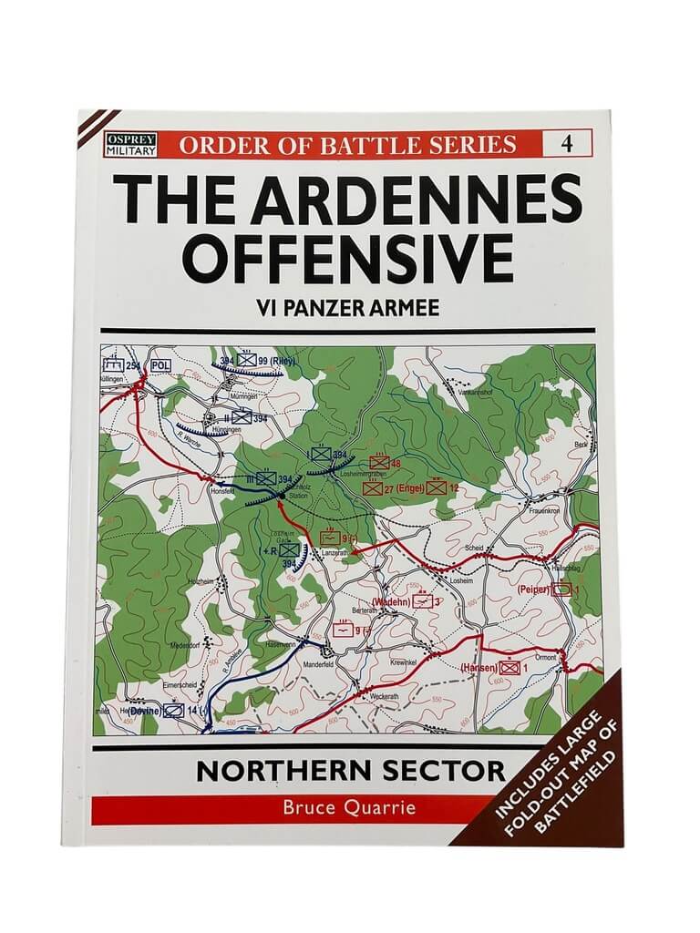 WW2 German The Ardennes Offensive Osprey Order of Battle No 4 New Softcover Reference Book WW2 German The Ardennes Offensive Osprey Order of Battle No 4 New Softcover Reference Book