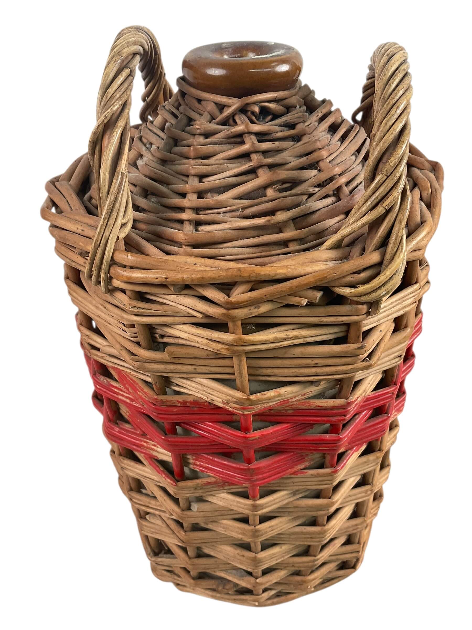 WW1 British BEF SRD Jug With Wicker Wrap WW1 British BEF SRD Jug With Wicker Wrap