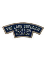 Canadian Forces The Lake Superior Scottish Shoulder Title Insignia Single