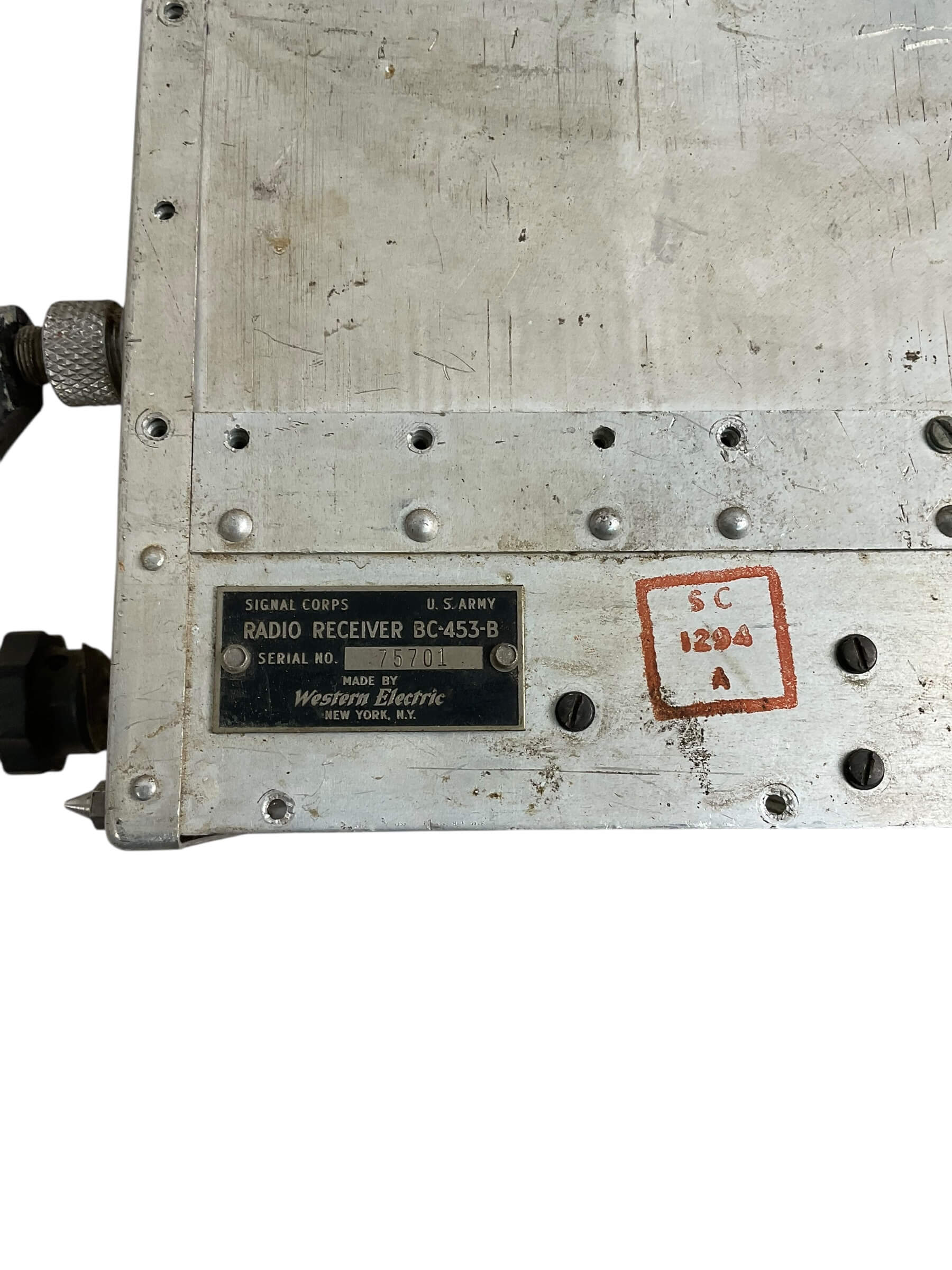 WW2 US Army Signal Corps Radio Receiver BC-453-B WW2 US Army Signal Corps Radio Receiver BC-453-B