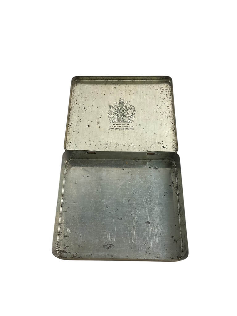 WW2 British State Express Cigarettes Tin EMPTY WW2 British State Express Cigarettes Tin EMPTY