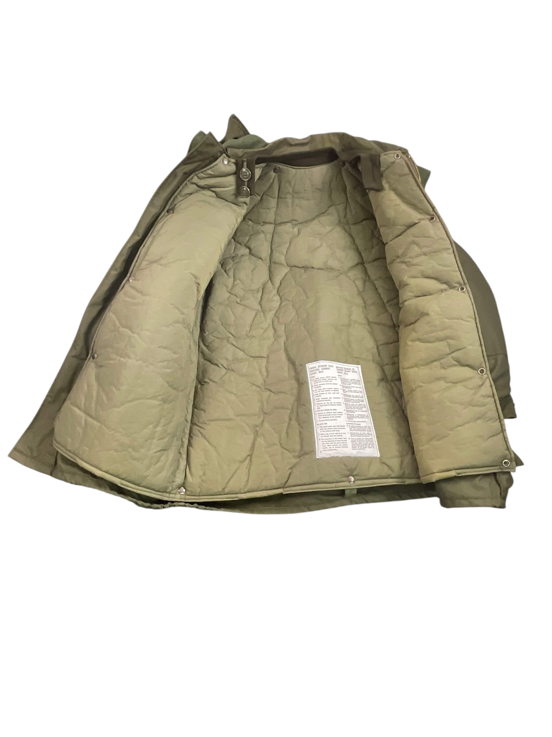 Canadian Forces OD Green Combat Parka Unissued Size 7044 Canadian Forces OD Green Combat Parka Unissued Size 7044