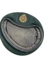 Canadian Forces Green Army Beret With Officers Logistics Cap Badge