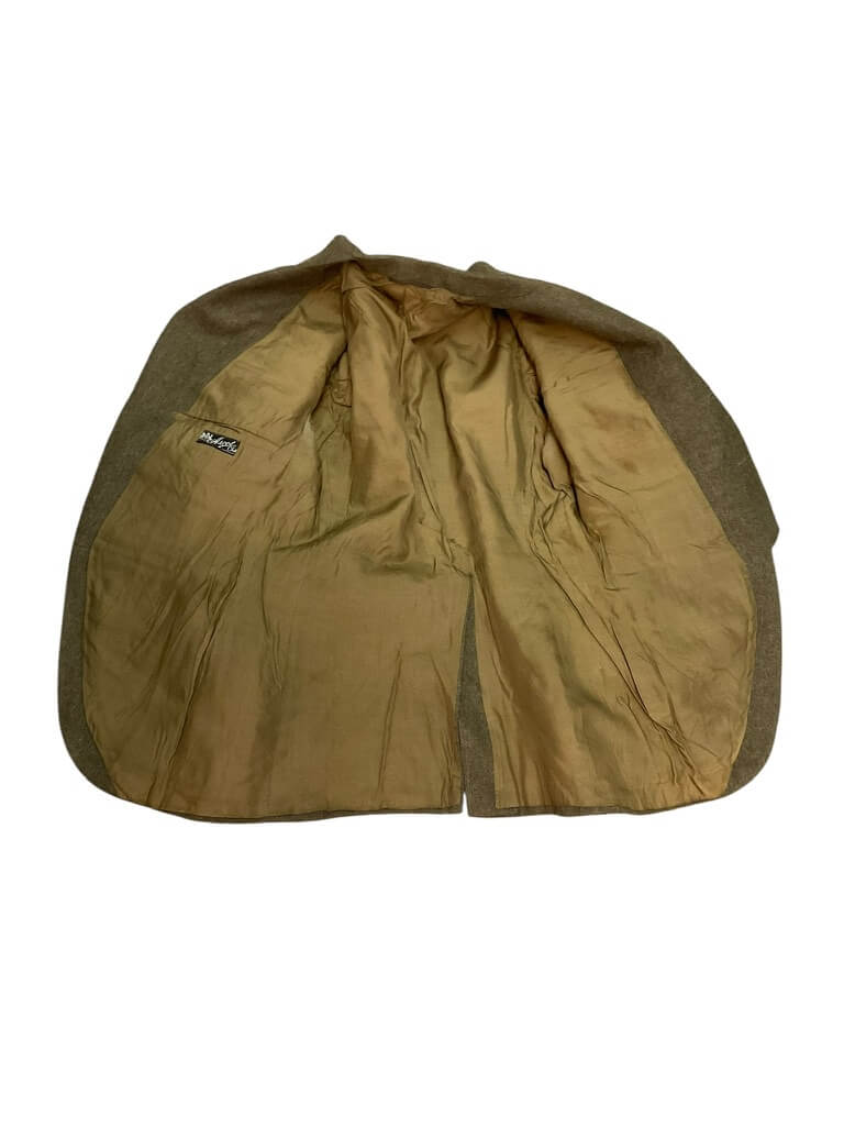 WW2 Canadian Irish Regiment of Canada Sergeants Cutaway Tunic Missing Buttons Named WW2 Canadian Irish Regiment of Canada Sergeants Cutaway Tunic Missing Buttons Named