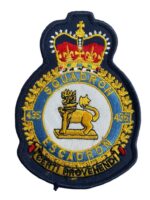 Canadian Forces RCAF 435 Squadron Heraldic Colour Crest Patch Vintage