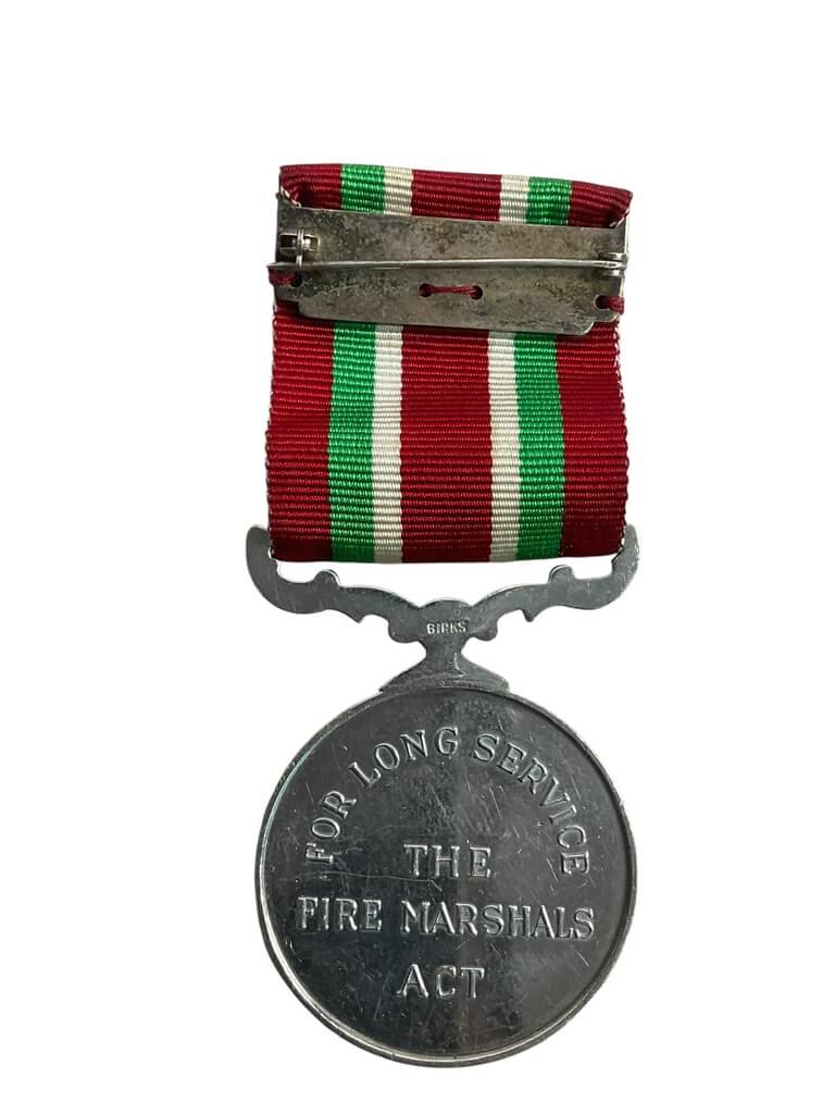 Canadian Ontario Fire Service Long Service Full Size Medal Canadian Ontario Fire Service Long Service Full Size Medal
