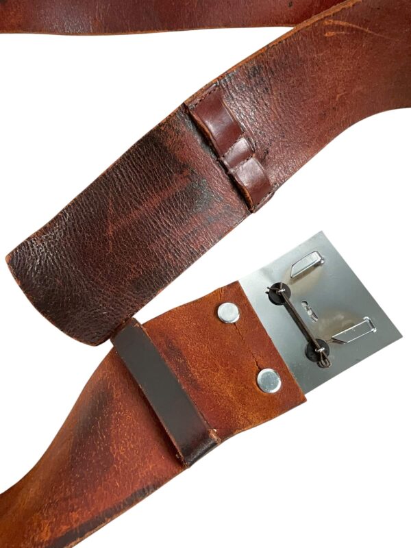Canadian Toronto Scottish Leather Cross Belt and Plate