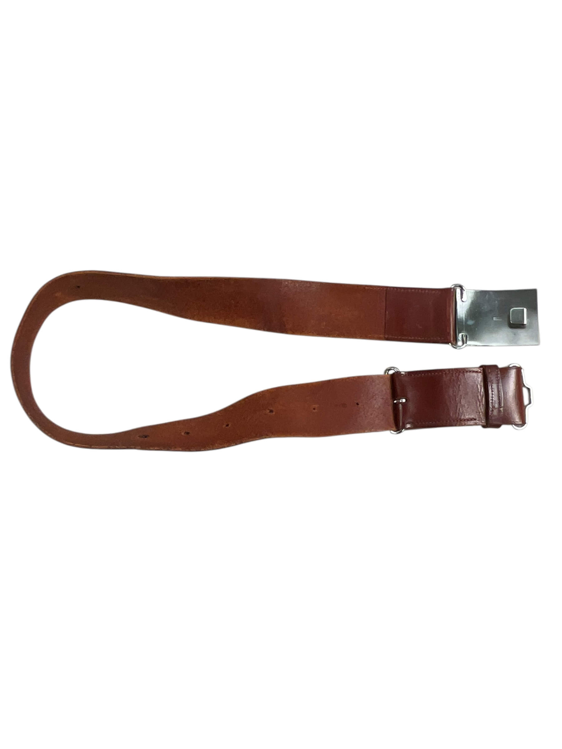 Canadian Toronto Scottish Leather Waist Belt and Buckle Canadian Toronto Scottish Leather Waist Belt and Buckle