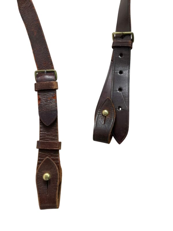 Canadian Toronto Scottish Leather Cross Belt and Plate