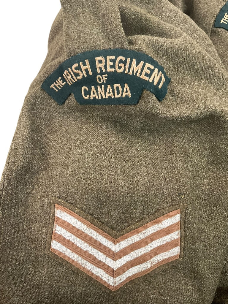 Canadian Army Korean War Irish Regiment of Canada Sergeants Battledress Size 24 Canadian Army Korean War Irish Regiment of Canada Sergeants Battledress Size 24