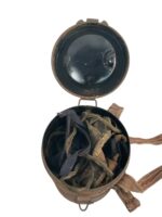 WW1 Imperial German Gummiemaske Respirator In Tin Maker Drager