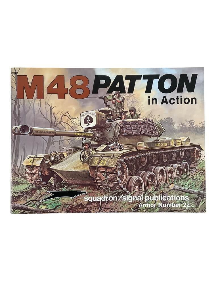 US M48 Patton in Action Squadron Signal Armor No 22 Used Softcover Reference Book US M48 Patton in Action Squadron Signal Armor No 22 Used Softcover Reference Book