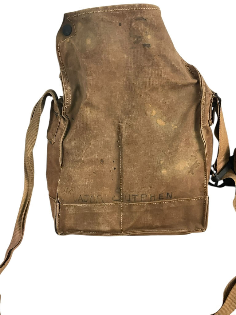 WW1 British BEF Respirator In Bag Dated 1917 Named RELIC WW1 British BEF Respirator In Bag Dated 1917 Named RELIC