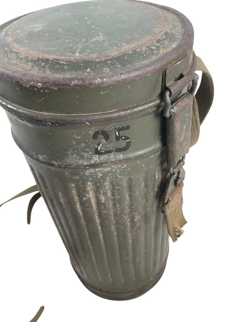 WW2 German Army Respirator In Cannister Named WW2 German Army Respirator In Cannister Named