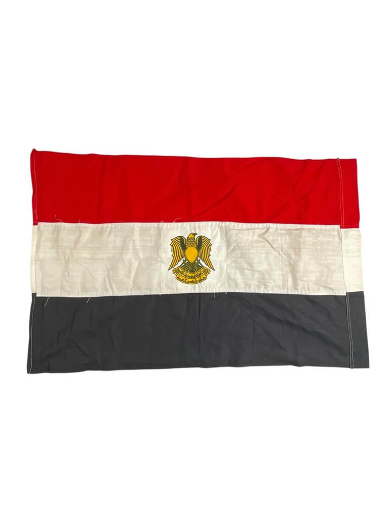 Egypt Egyptian Cotton Flag 34" X 21 1/2" Egypt Egyptian Cotton Flag 34" X 21 1/2"
