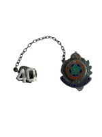 WW2 Canadian Royal Hamilton Light Infantry Lapel Pin Sterling