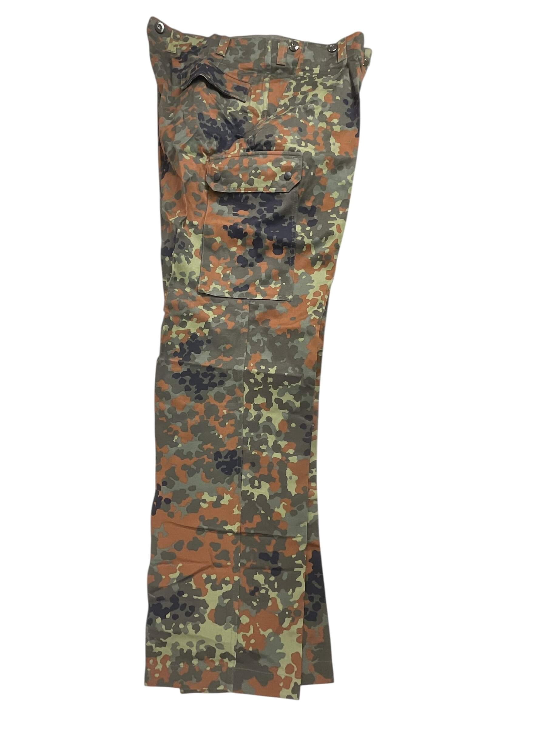 German Army Flecktarn Camouflage Trousers Pants Size 185-195/115 German Army Flecktarn Camouflage Trousers Pants Size 185-195/115