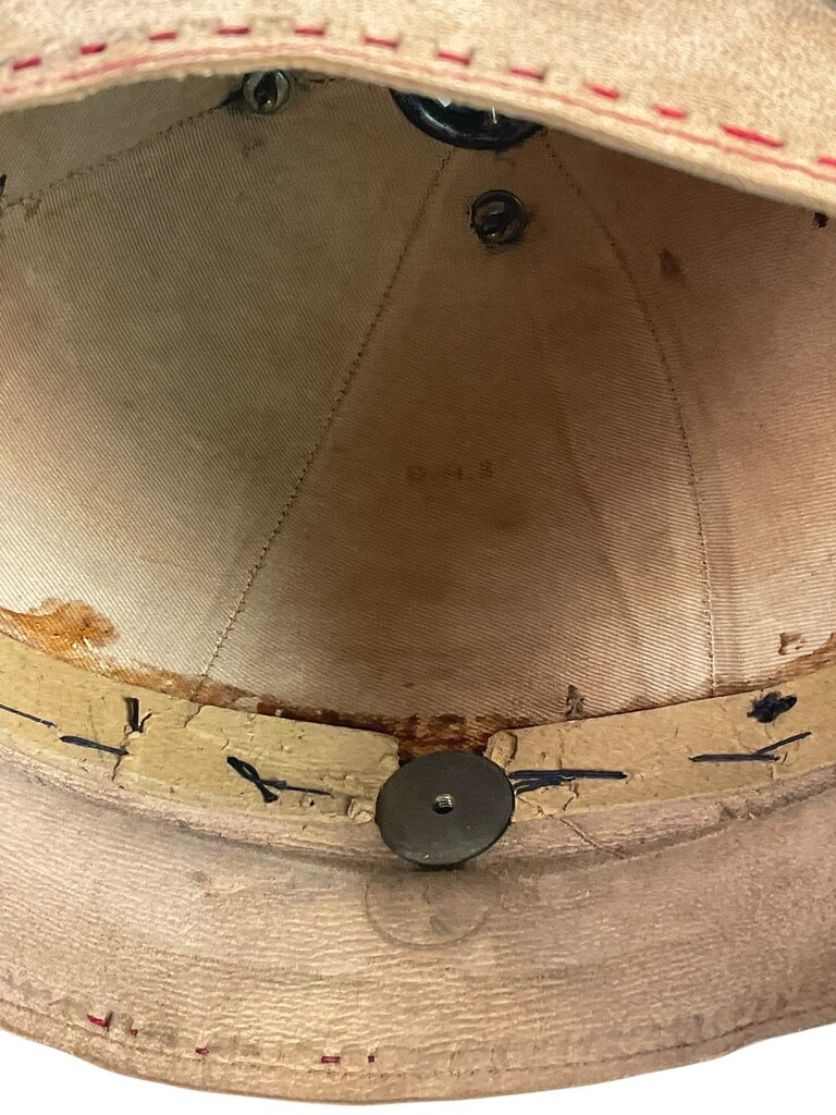 British Victorian 1st East York Artillery Officers Home Service Helmet Size 7 1/8 British Victorian 1st East York Artillery Officers Home Service Helmet Size 7 1/8