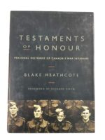WW2 Canadian Testaments of Honour Personal Histories of War Veterans Used Hardcover Reference Book WW2 Canadian Testaments of Honour Personal Histories of War Veterans Used Hardcover Reference Book