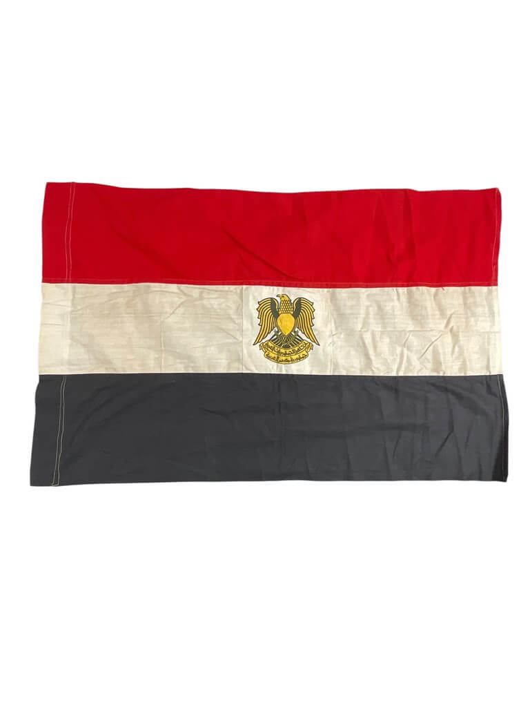 Egypt Egyptian Cotton Flag 34" X 21 1/2" Egypt Egyptian Cotton Flag 34" X 21 1/2"